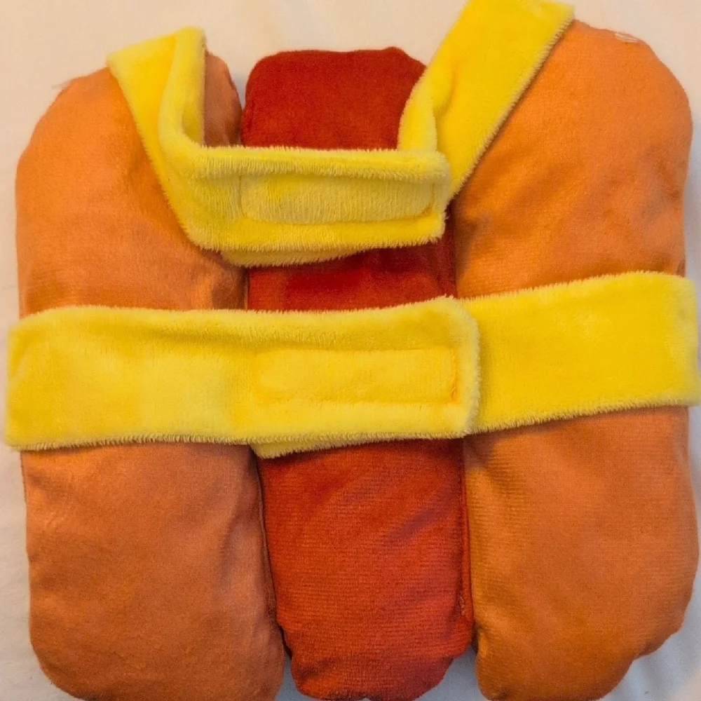 Oscar Mayer Plush Hot Dog Costume in Orange and Yellow